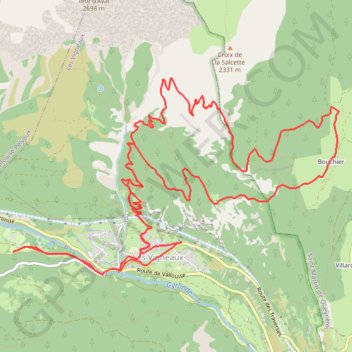 Itinéraire Rando-trail à la Serre des Hières, distance, dénivelé, altitude, carte, profil, trace GPS