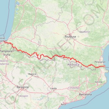 Itinéraire GR 10 : Traversée des Pyrénées, distance, dénivelé, altitude, carte, profil, trace GPS