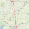 Itinéraire Bretagne 2022 étape 1 BG Rennes, distance, dénivelé, altitude, carte, profil, trace GPS