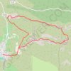 Itinéraire Aureille - Les crêtes des Civadières, distance, dénivelé, altitude, carte, profil, trace GPS