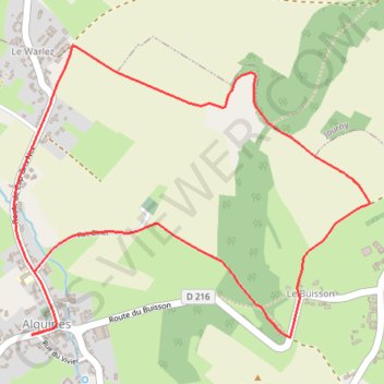 Itinéraire Circuit de l'Ecliette - Alquines, distance, dénivelé, altitude, carte, profil, trace GPS