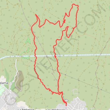 Itinéraire La Montade, distance, dénivelé, altitude, carte, profil, trace GPS