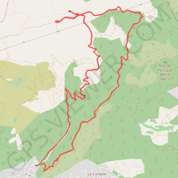 Itinéraire Jas de Sylvain - Jas de Frédéric, distance, dénivelé, altitude, carte, profil, trace GPS