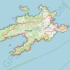 Itinéraire Île d'Ouessant, distance, dénivelé, altitude, carte, profil, trace GPS