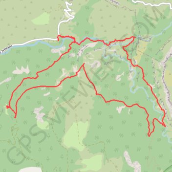 Itinéraire Estoublon, distance, dénivelé, altitude, carte, profil, trace GPS