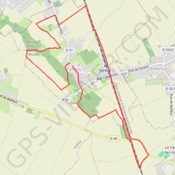 Itinéraire Randonnée autour de Farbus, distance, dénivelé, altitude, carte, profil, trace GPS