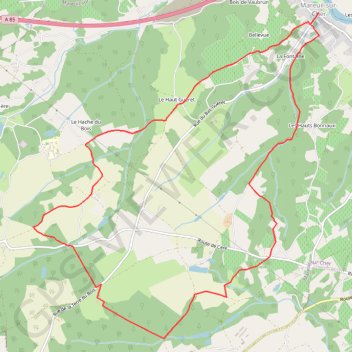 Itinéraire Vallons et forêt - Mareuil-sur-Cher, distance, dénivelé, altitude, carte, profil, trace GPS