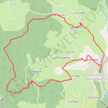 Itinéraire Parcours 16 bleu - Le faucon, distance, dénivelé, altitude, carte, profil, trace GPS