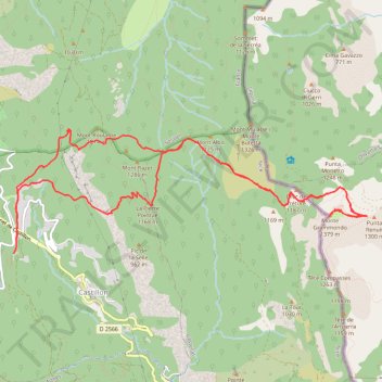 Itinéraire 2025 05 02 - vieux Castillon Grammondo pix, distance, dénivelé, altitude, carte, profil, trace GPS