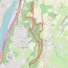 Itinéraire Course à pied dans l'après-midi, distance, dénivelé, altitude, carte, profil, trace GPS