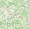 Itinéraire Nontron - Marthon, distance, dénivelé, altitude, carte, profil, trace GPS