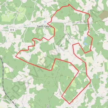 Itinéraire Sortie VTT en Périgord, distance, dénivelé, altitude, carte, profil, trace GPS