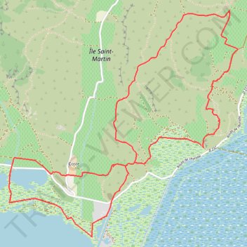 Itinéraire salin_gruissan_par_site_archeo_7.6Mon_parcours, distance, dénivelé, altitude, carte, profil, trace GPS