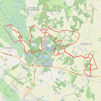 Itinéraire NANCRAS JJ, distance, dénivelé, altitude, carte, profil, trace GPS