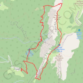 Itinéraire Le Rocher de Lorzier, distance, dénivelé, altitude, carte, profil, trace GPS