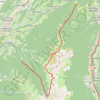 Itinéraire La rando de Mathieu, distance, dénivelé, altitude, carte, profil, trace GPS