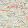 Itinéraire Paris portes Maillot - Dorée, distance, dénivelé, altitude, carte, profil, trace GPS