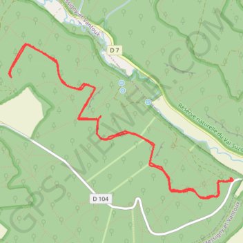 Itinéraire Val Suzon, distance, dénivelé, altitude, carte, profil, trace GPS