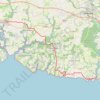 Itinéraire Pont-Aven - Clohars-Carnoët, distance, dénivelé, altitude, carte, profil, trace GPS