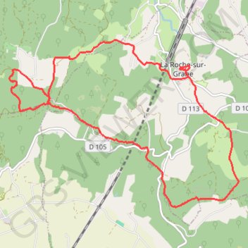 Itinéraire La Pierre Sanglante, distance, dénivelé, altitude, carte, profil, trace GPS