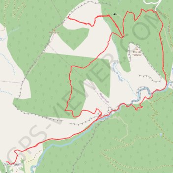 Itinéraire Saint Genis les crêtes Revuaire, distance, dénivelé, altitude, carte, profil, trace GPS