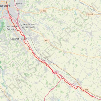 Itinéraire HwlJf, distance, dénivelé, altitude, carte, profil, trace GPS