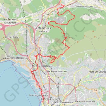 Itinéraire FULL MOON Trail 2022 Phocea, distance, dénivelé, altitude, carte, profil, trace GPS