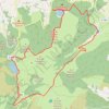 Itinéraire Randonnée en boucle en partant du lac Servieres, distance, dénivelé, altitude, carte, profil, trace GPS