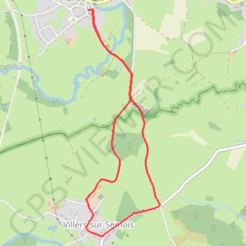 Itinéraire Allure libre - La Rulleoise 5km, distance, dénivelé, altitude, carte, profil, trace GPS