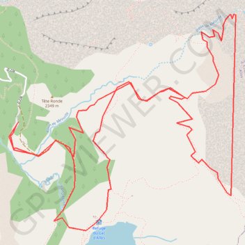 Itinéraire Lacs d'Allos, de la Petite Cayolle, des Garrets, distance, dénivelé, altitude, carte, profil, trace GPS