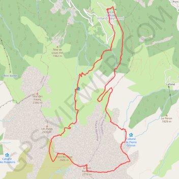Itinéraire Grand Renaud, distance, dénivelé, altitude, carte, profil, trace GPS