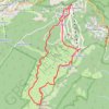 Itinéraire Montrond, séjour Lamoura, distance, dénivelé, altitude, carte, profil, trace GPS