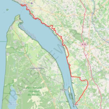Itinéraire 2e partie_CXAqC, distance, dénivelé, altitude, carte, profil, trace GPS
