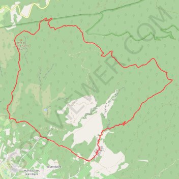 Itinéraire Combe de Curnier et Collet de Pierravon, distance, dénivelé, altitude, carte, profil, trace GPS