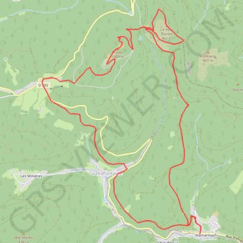 Itinéraire Le Donon, distance, dénivelé, altitude, carte, profil, trace GPS