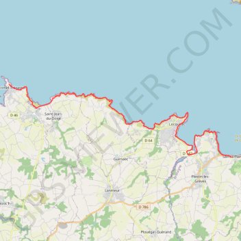 Itinéraire 15, distance, dénivelé, altitude, carte, profil, trace GPS