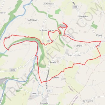 Itinéraire 1 - trail2025_12, distance, dénivelé, altitude, carte, profil, trace GPS