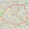 Itinéraire 92-143, distance, dénivelé, altitude, carte, profil, trace GPS