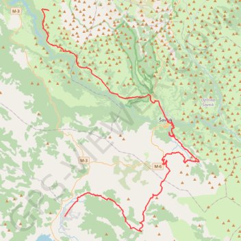 Itinéraire visugpx_7b4IuF7LkS_1, distance, dénivelé, altitude, carte, profil, trace GPS