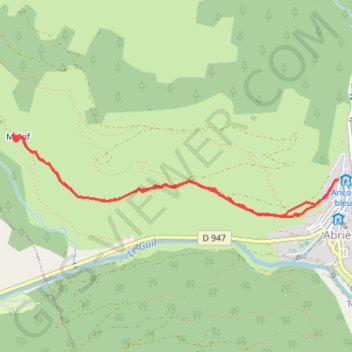 Itinéraire Le Malrif, distance, dénivelé, altitude, carte, profil, trace GPS