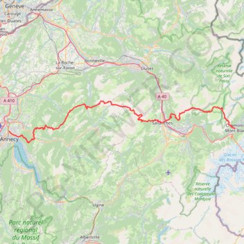 Itinéraire AnnCham2022, distance, dénivelé, altitude, carte, profil, trace GPS