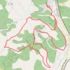 Itinéraire Nuzéjouls, distance, dénivelé, altitude, carte, profil, trace GPS