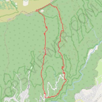 Itinéraire RandoPitons.re #1223 - Le Dimitile par la Grande Jument et retour par la Chapelle, distance, dénivelé, altitude, carte, profil, trace GPS