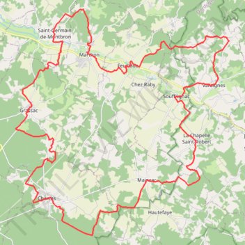 Itinéraire Ronde des clochers VTT circuit permanent VTT RC2V-14139832, distance, dénivelé, altitude, carte, profil, trace GPS
