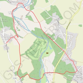 Itinéraire Circuit de Coulonges, distance, dénivelé, altitude, carte, profil, trace GPS