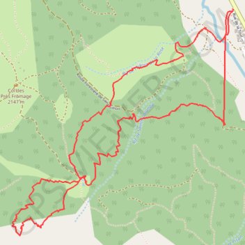 Itinéraire Serre des Vallonnets (Queyras), distance, dénivelé, altitude, carte, profil, trace GPS