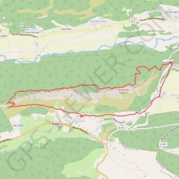 Itinéraire Crêtes du Bauroux (1644 m), distance, dénivelé, altitude, carte, profil, trace GPS
