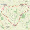 Itinéraire Les Mulquiniers : Broderies et châteaux, distance, dénivelé, altitude, carte, profil, trace GPS