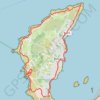 Itinéraire De Roscanvel à la Pointe des Espagnols, distance, dénivelé, altitude, carte, profil, trace GPS