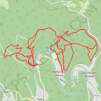 Itinéraire Semoy Enduro MTB, distance, dénivelé, altitude, carte, profil, trace GPS